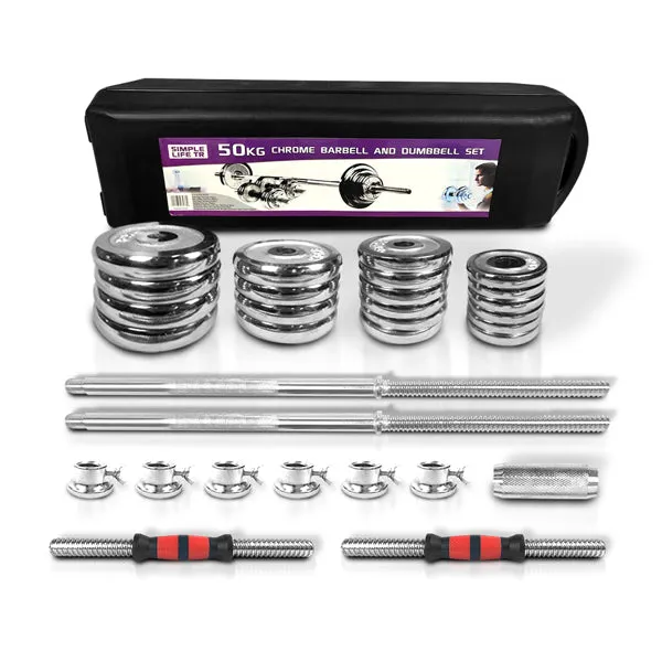 110LBS Adjustable Cast Iron Dumbbell Sets with Portable Packing Box