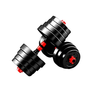 30Kg 2 In 1 Fitness Adjustable Rod Dumbbell Exercise Bar Set Af-44