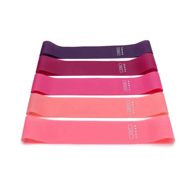 5-Piece Yoga Resistance Bands Set - Elastic Bands