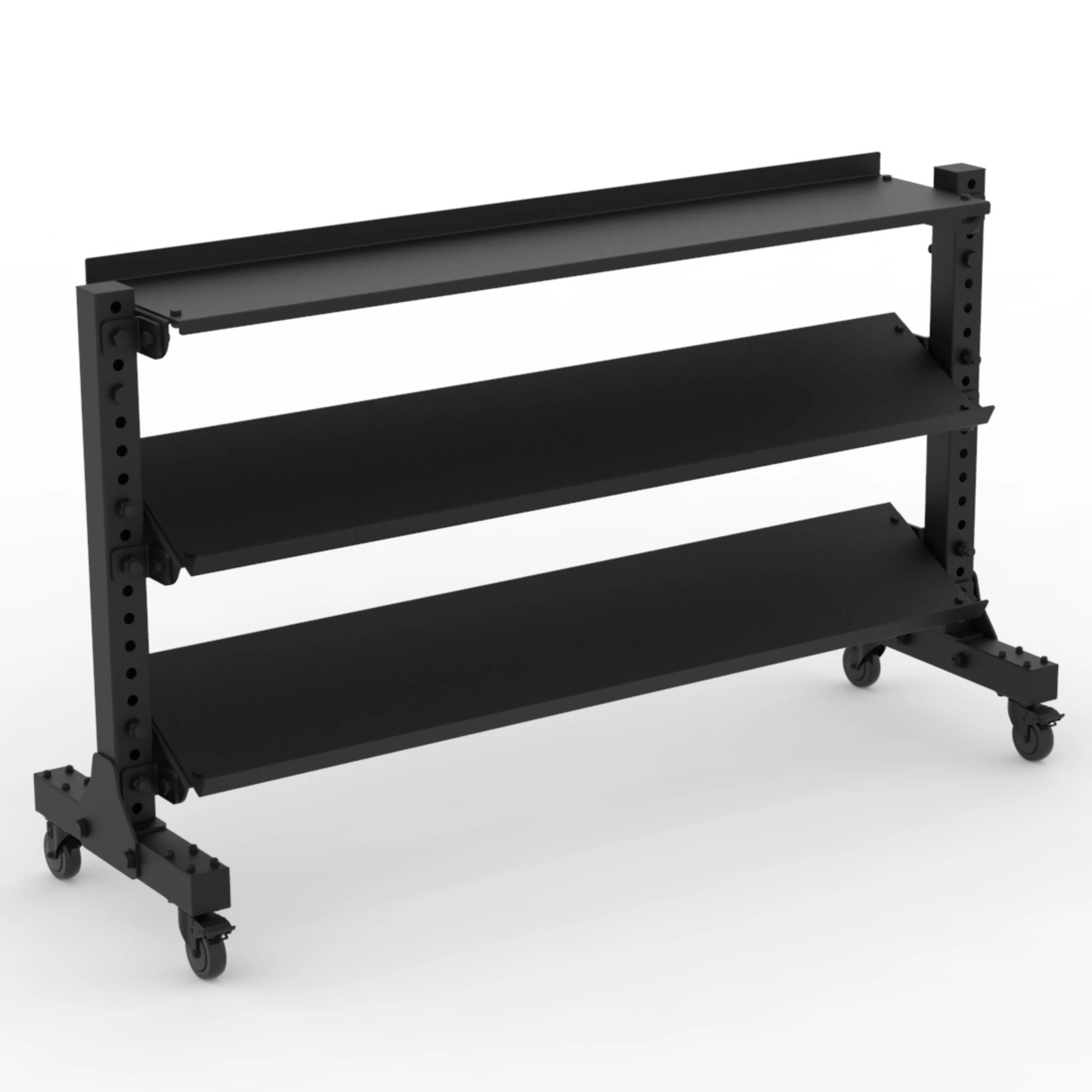 ARROW® 3 Tier Commercial Dumbbell Rack With Wheels