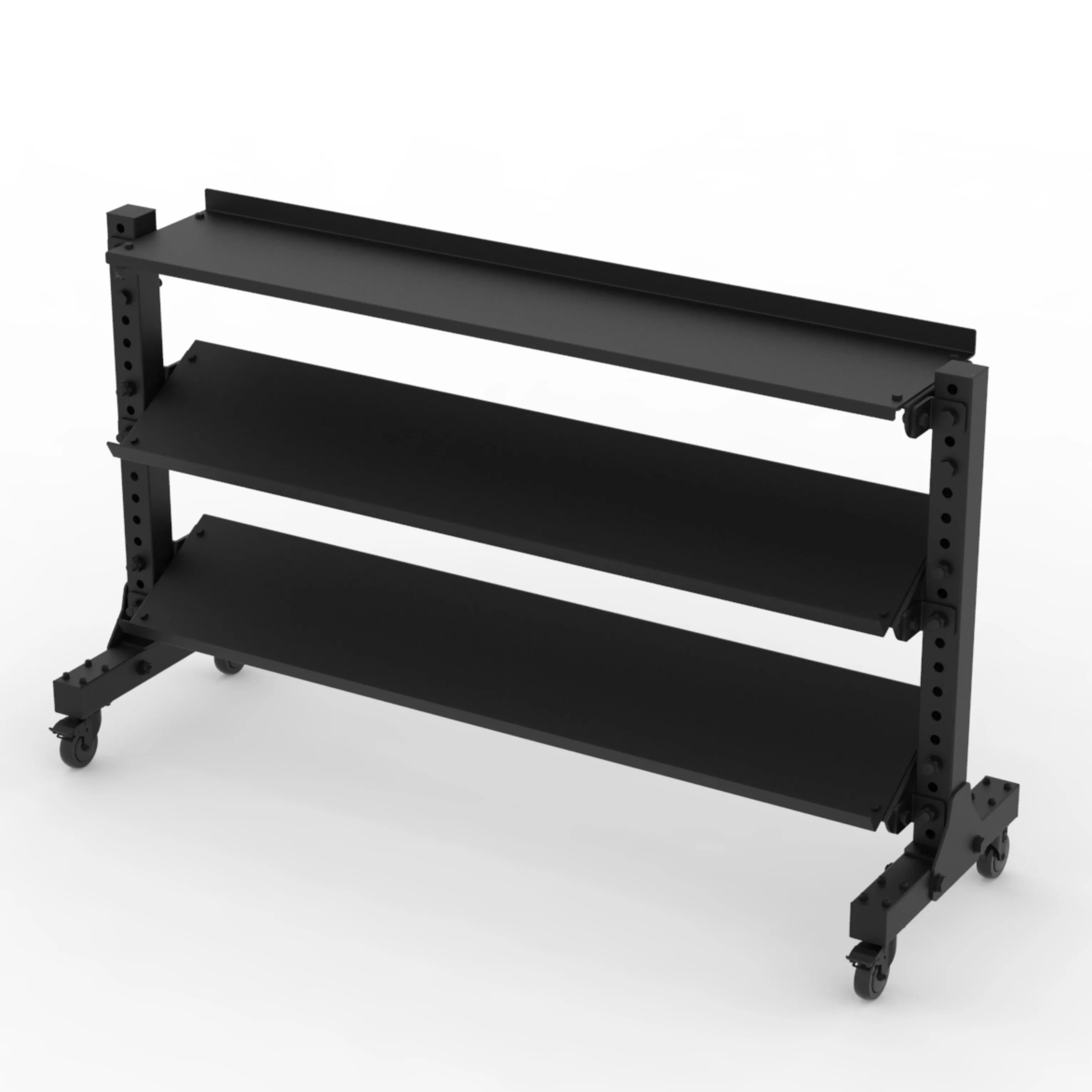 ARROW® 3 Tier Commercial Dumbbell Rack With Wheels