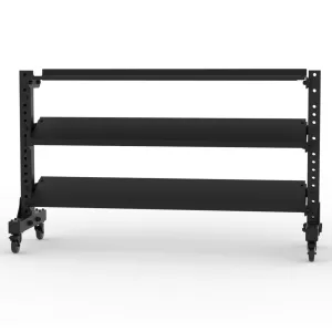 ARROW® 3 Tier Commercial Dumbbell Rack With Wheels