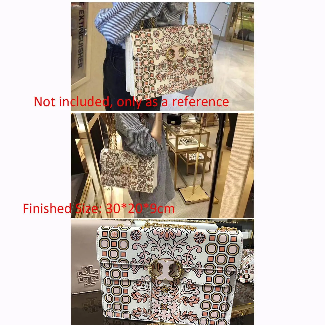 BABYLON™ Chain Shoulder Bag Pattern AAB-545