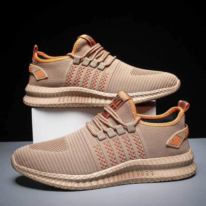 Breathable Flying Woven Mesh Shoes Outdoor Fitness Running Shoes