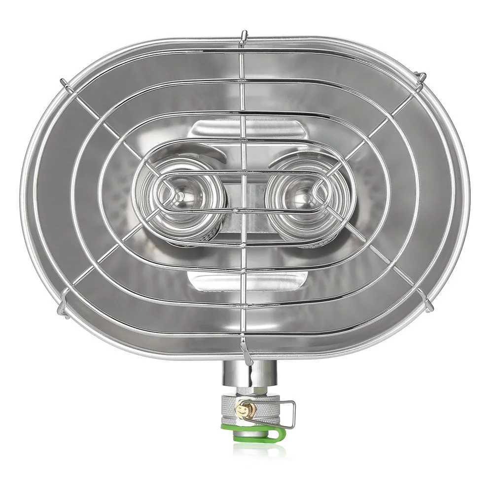 BRS - H22 Portable Gas Heater Camping Warmer Infrared Ray Double Burner Heating Stove