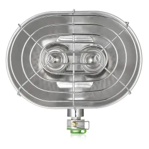 BRS - H22 Portable Gas Heater Camping Warmer Infrared Ray Double Burner Heating Stove