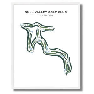 Bull Valley Golf Club, Illinois - Printed Golf Courses