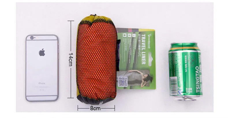 Camping Travel Sleeping Bag Liner Ultralight Hotel Sleeping Bag Liner