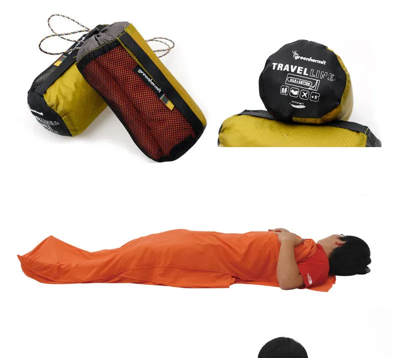 Camping Travel Sleeping Bag Liner Ultralight Hotel Sleeping Bag Liner