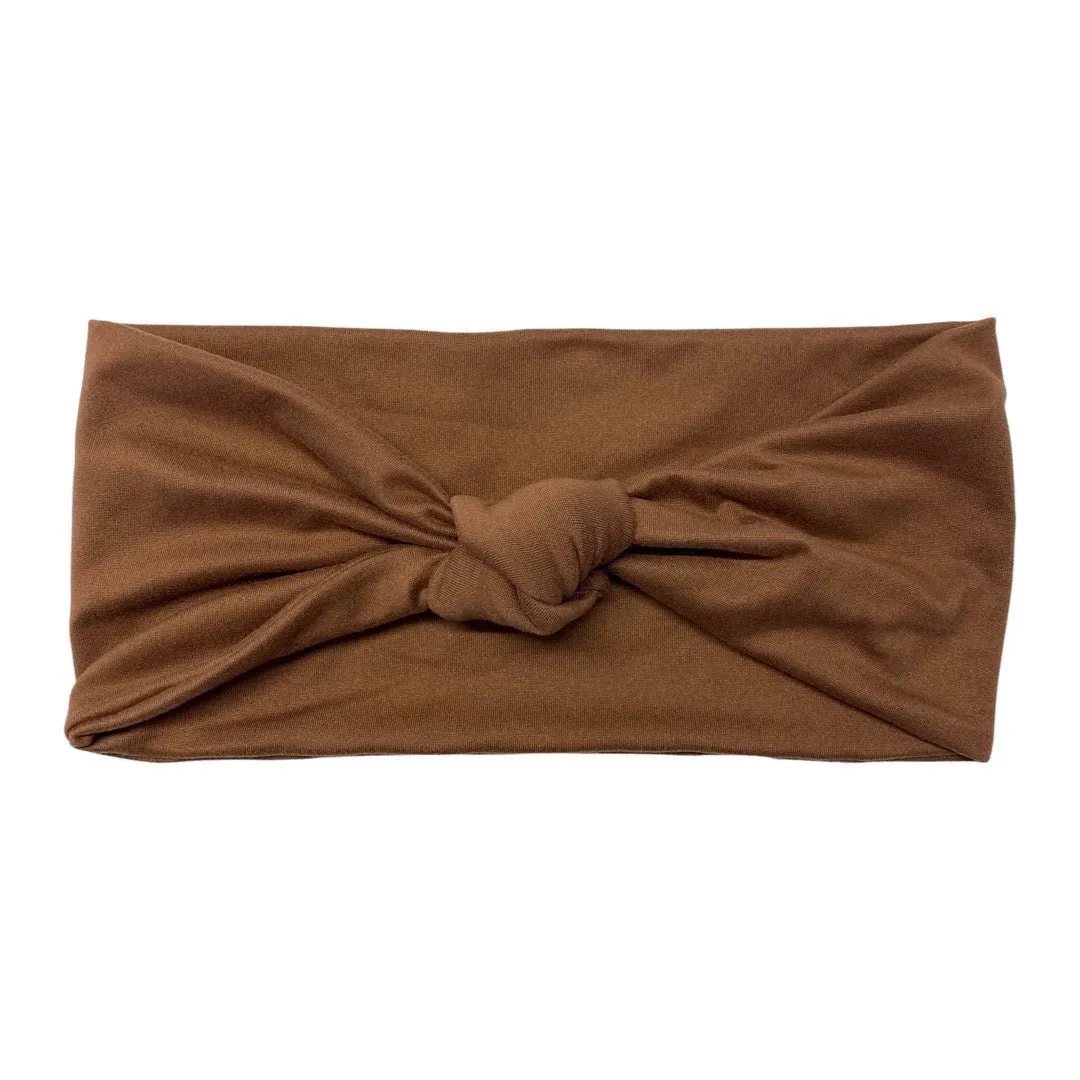 Chocolate Chunky Knot Headband