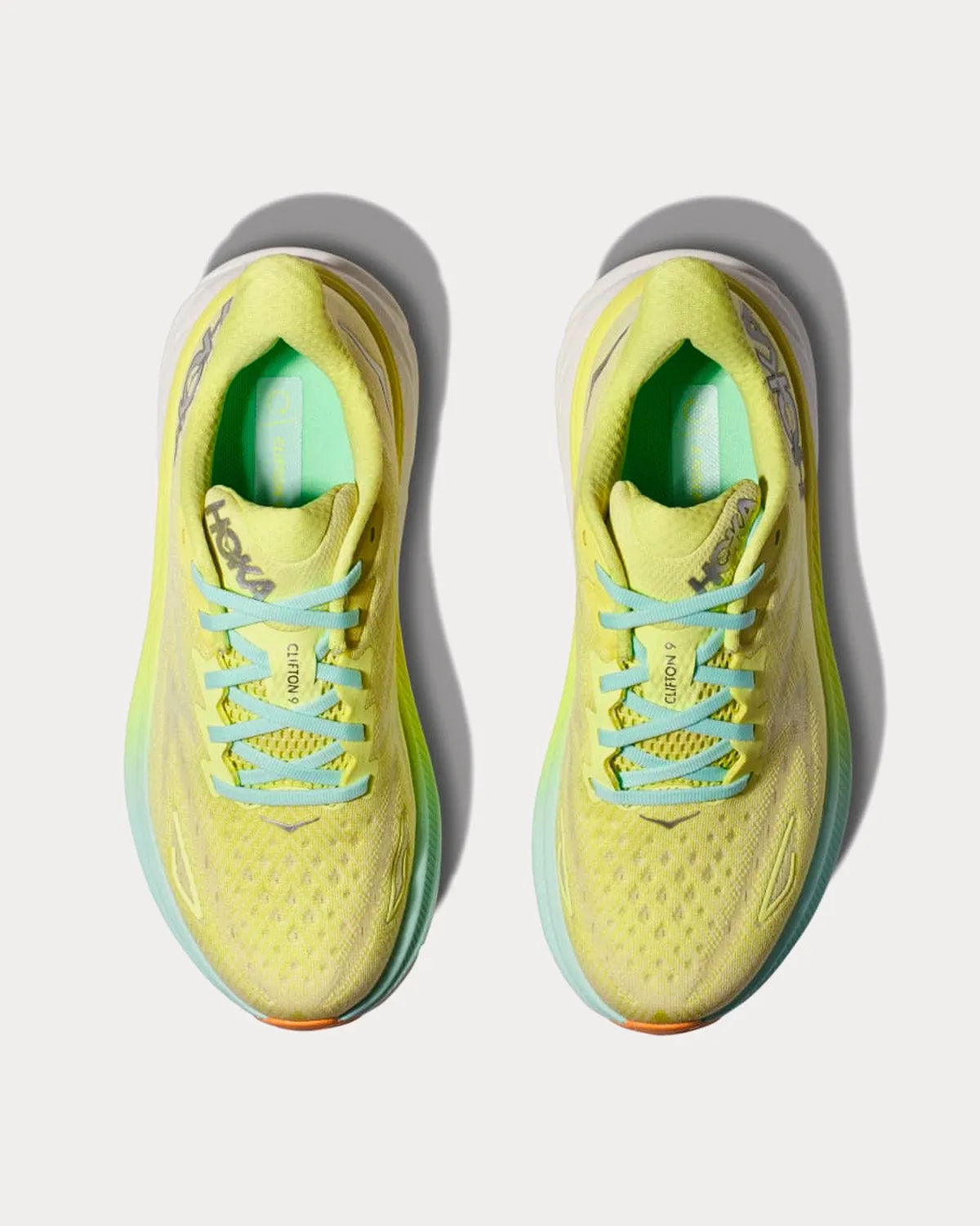 Clifton 9 Citrus Glow / Sunlit Ocean Running Shoes