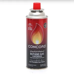 Concord Butane Gas Cartridge 220g For Portable Gas Stove