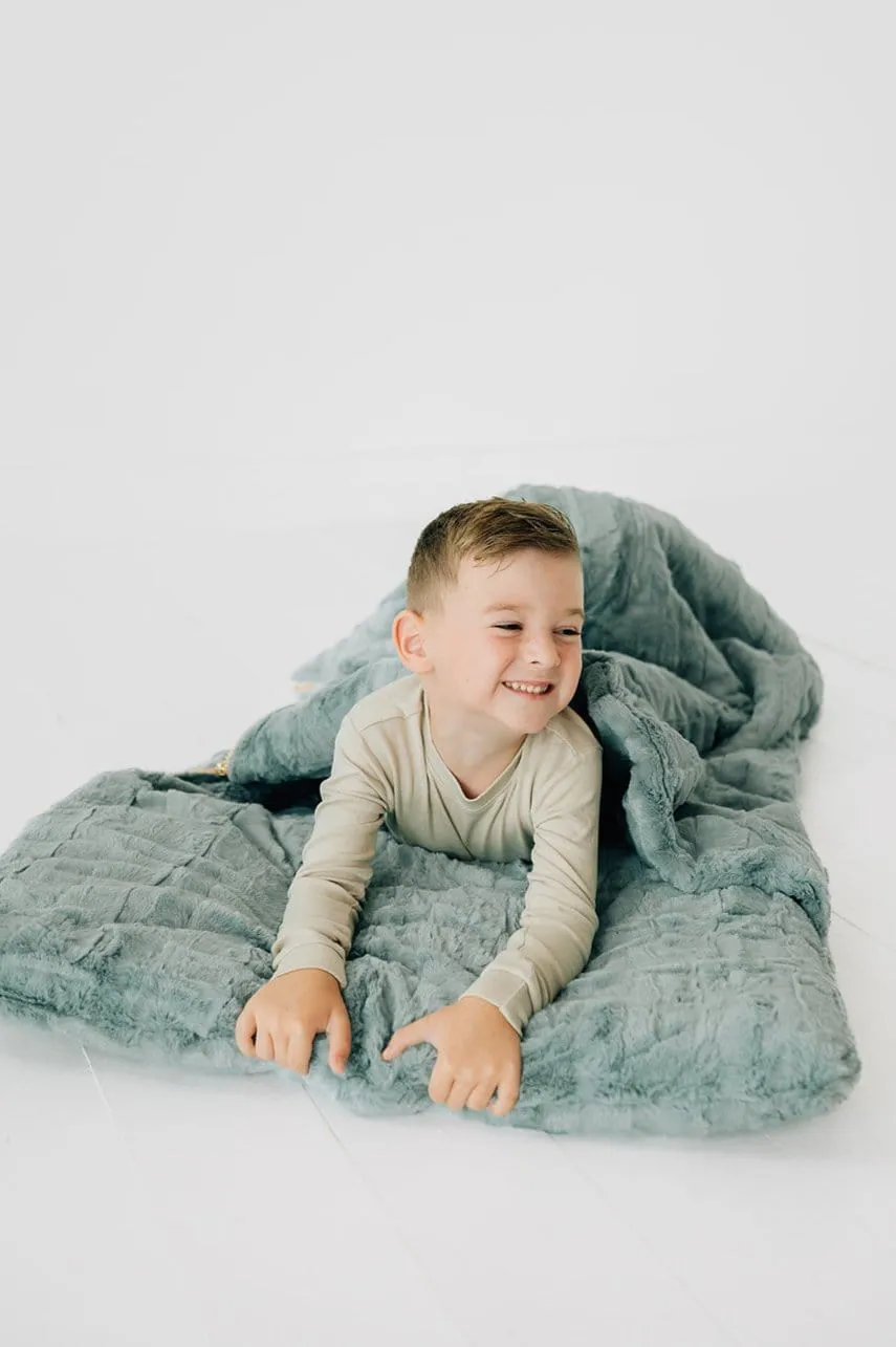 Cuddly Kids Sleeping Bag JulesRoche Minky Lining & Pillow