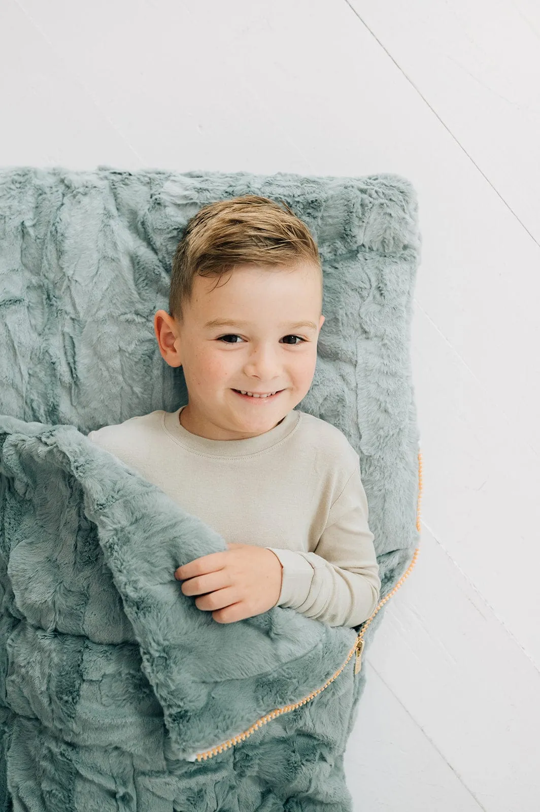 Cuddly Kids Sleeping Bag JulesRoche Minky Lining & Pillow