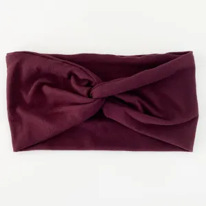 Deep Ruby Turban Headband