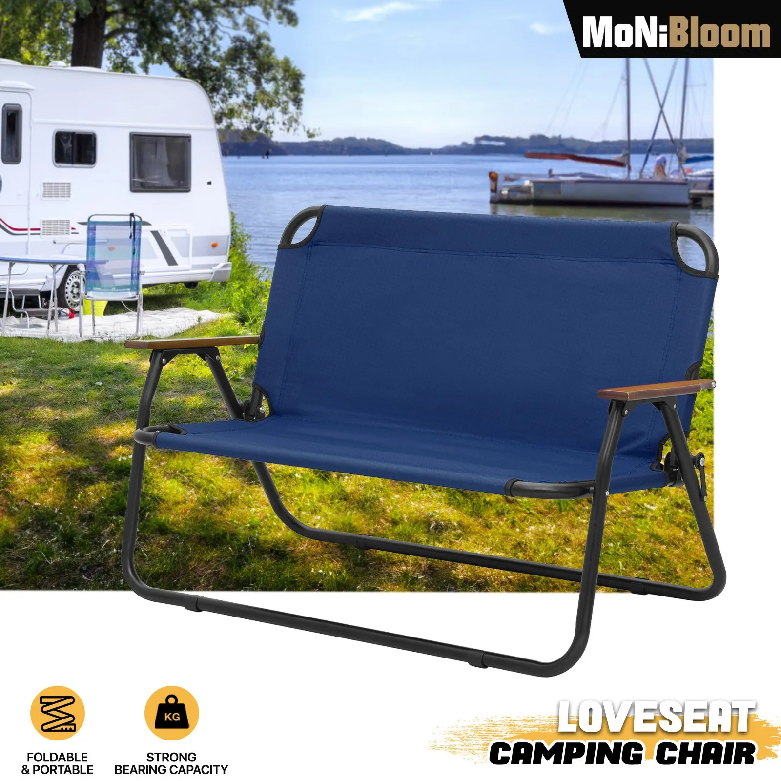 Doublechair - Aluminum Tube - Oxford Fabric
