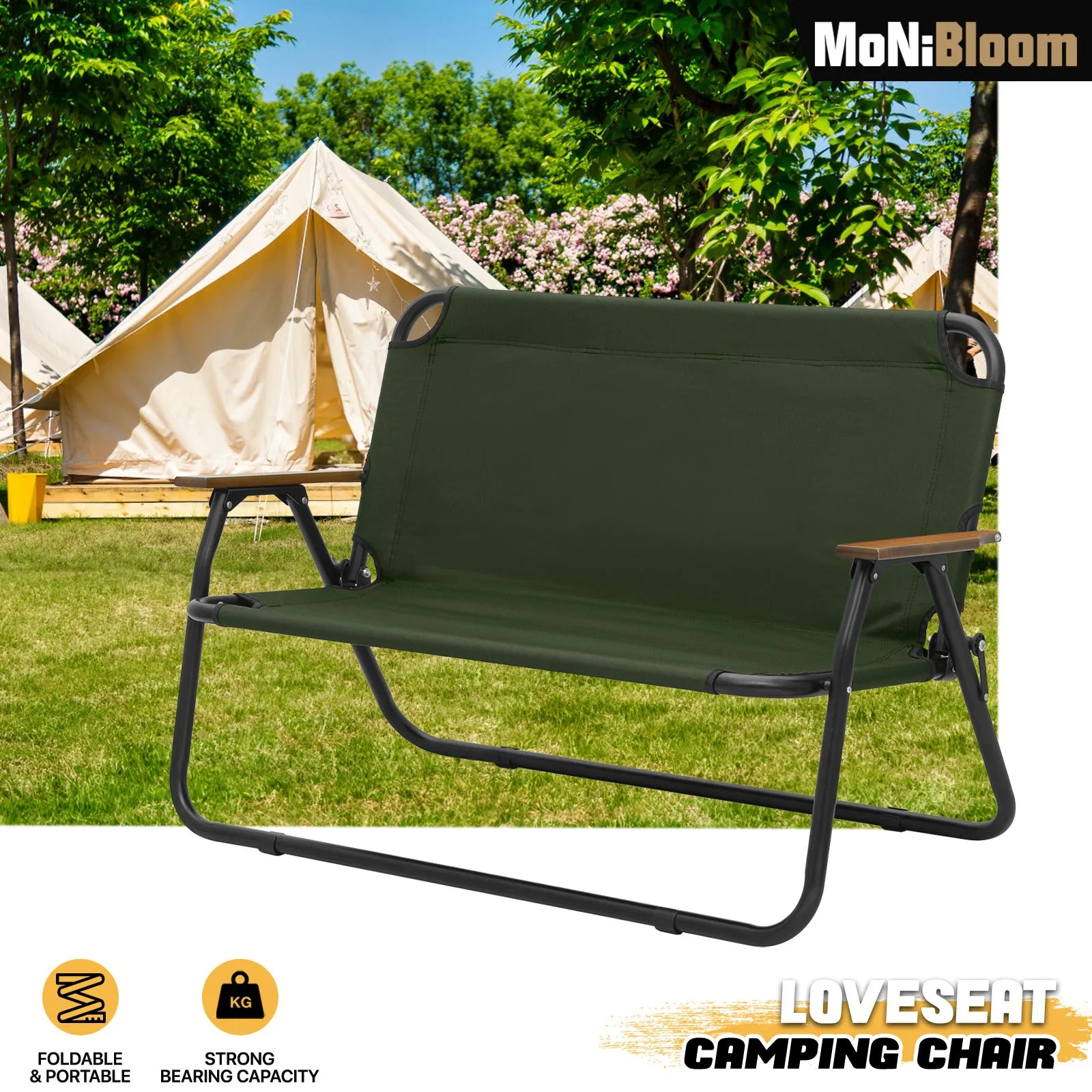 Doublechair - Aluminum Tube - Oxford Fabric