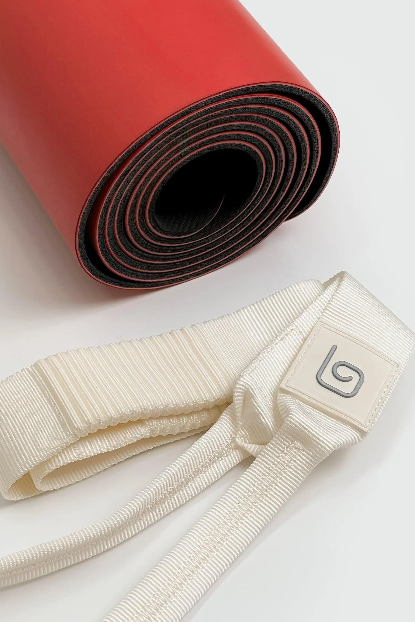 Elite Yoga Strap - Cream