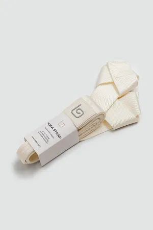 Elite Yoga Strap - Cream