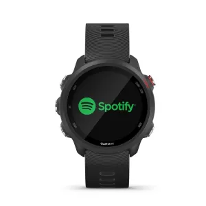 Garmin Forerunner 245 Music GPS Black Silicone Band Digital Dial Running Smart Watch - 010-02120-20