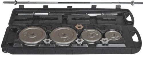 HCE Adjustable 50Kg Dumbell/Barbell Set