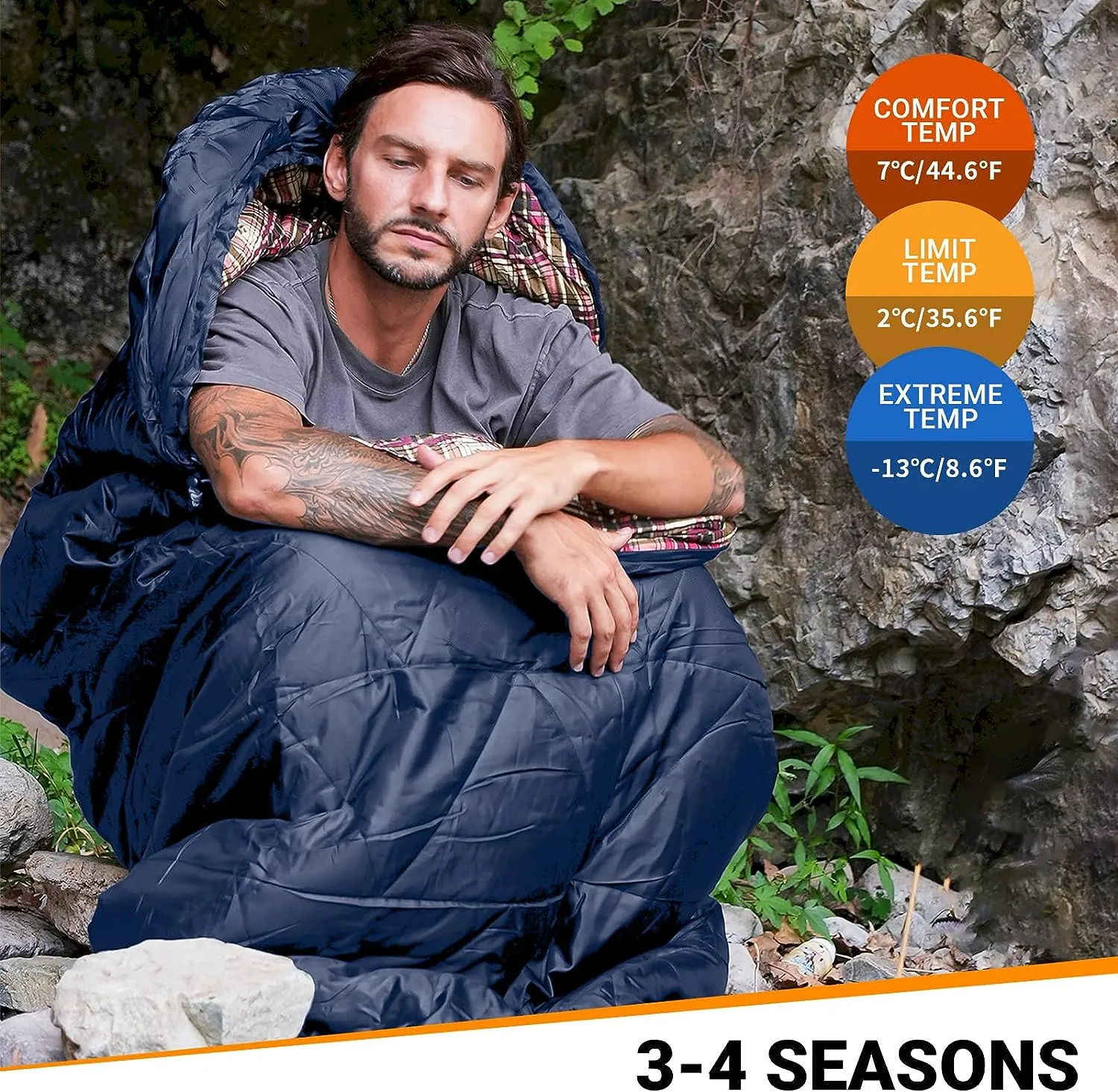KingCamp 35F Oversized 3-4 Season Sleeping Bag