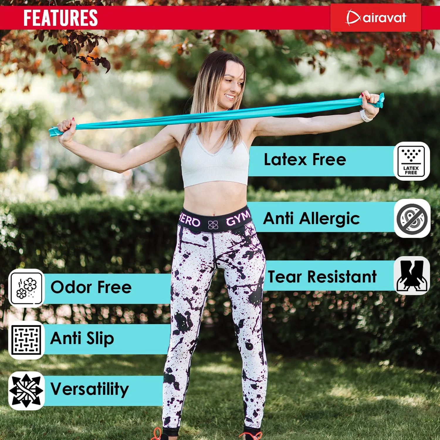LATEX FREE RESISTANCE BAND 4518 (LEVEL 5)