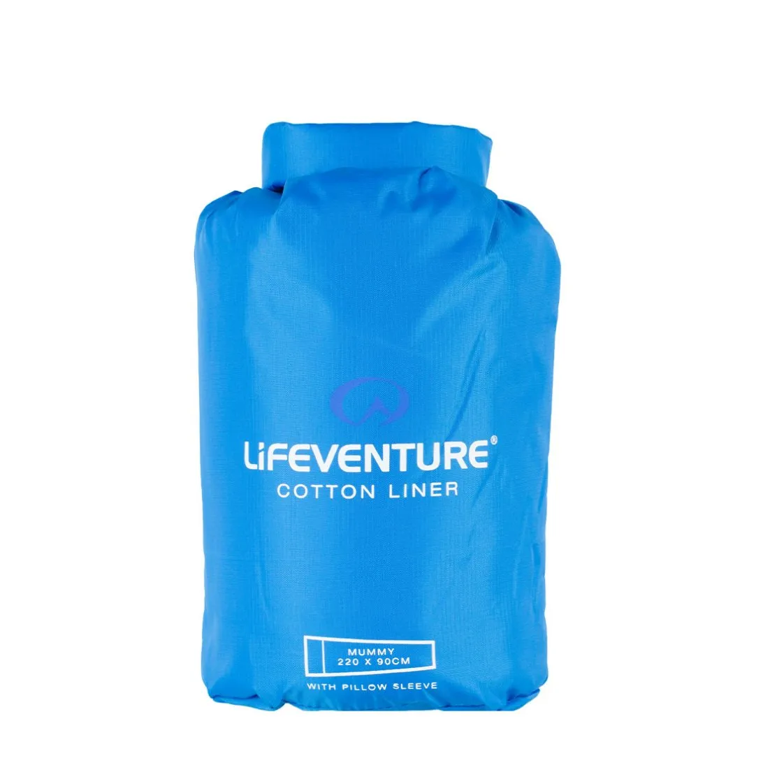Lifeventure Cotton Sleeping Bag Liner Mummy