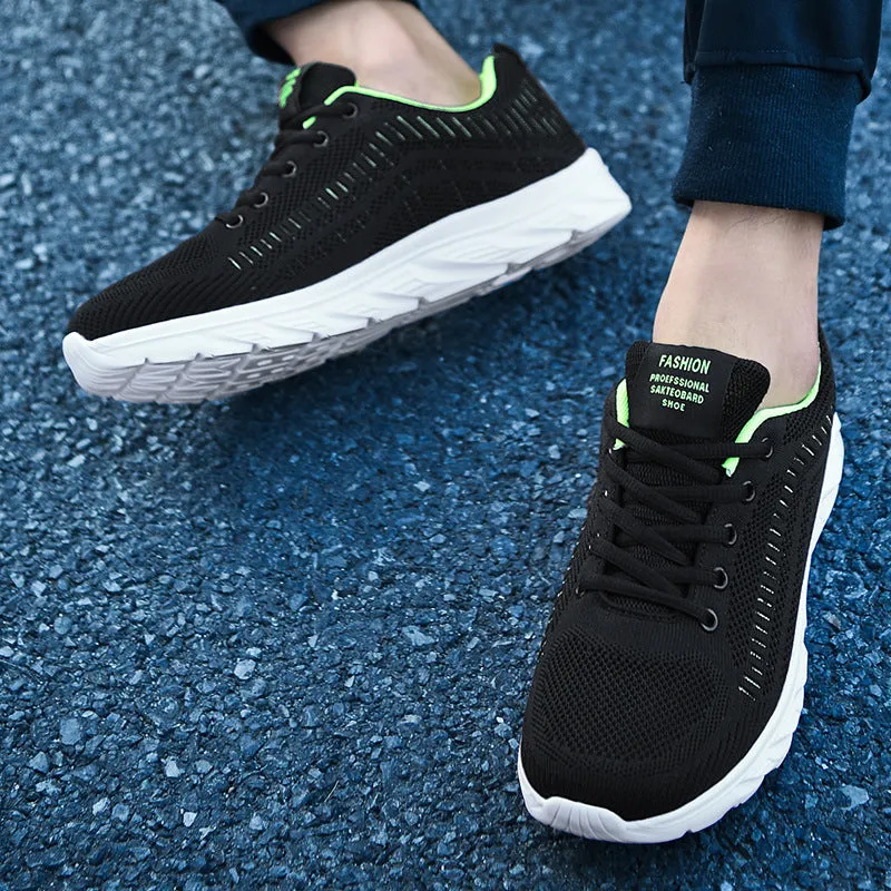 Men's Breathable Flying Running Shoes