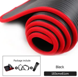 New 10mm Thickened Non-slip 183cmX61cm Yoga Mat
