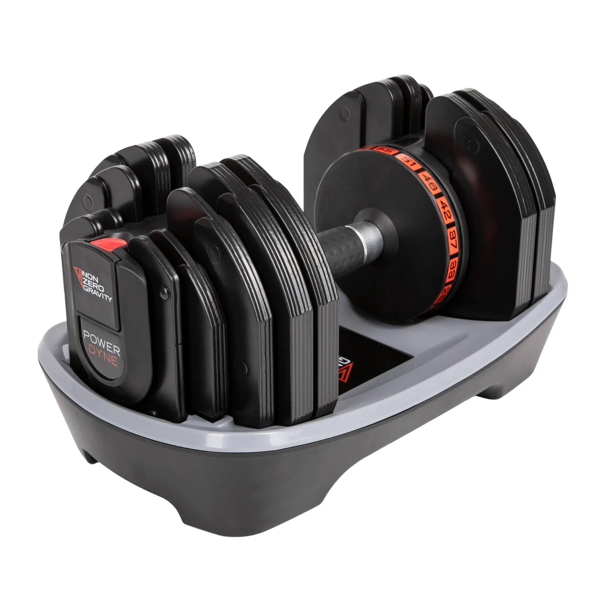 NonZero Gravity PowerDyne 55lbs Adjustable Dumbbell - Coal (Single)