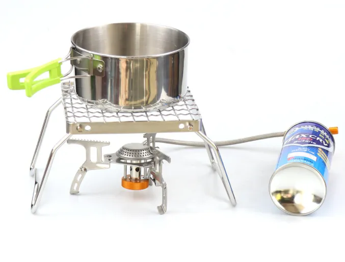 Outdoor Portable Foldable Stove Stand Rack Camping Pot Gas Stoves Burner Bracket