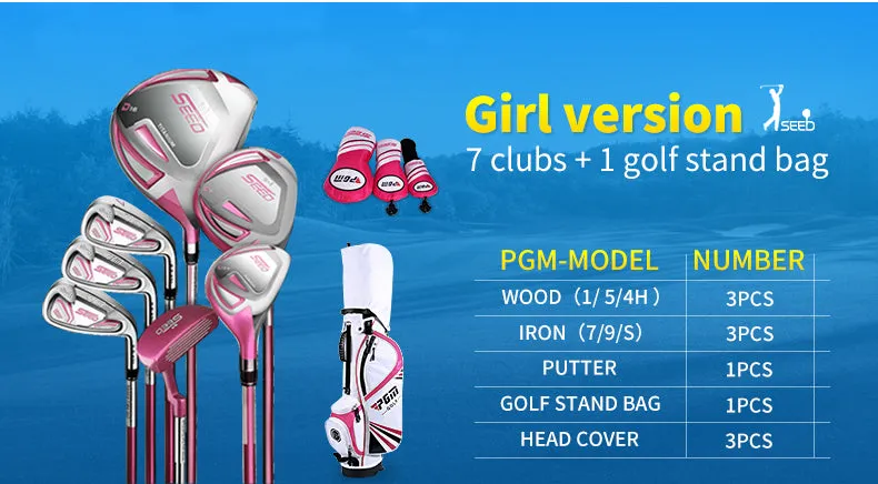 PGM JRTG005 brand kid golf clubs set junior high end golf clubs