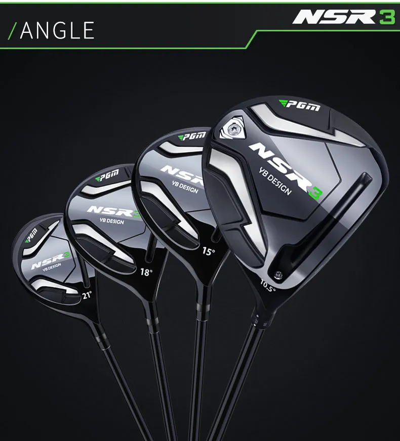 PGM MTG033 left handed mens custom golf clubs complete set gold titanium professional golf clubs