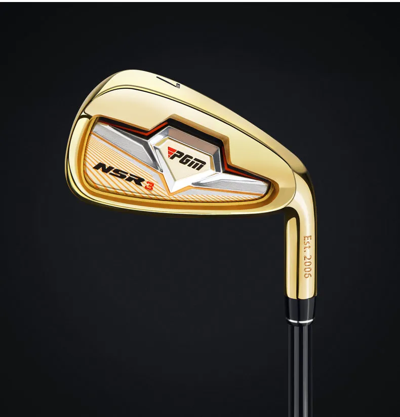 PGM MTG033 left handed mens custom golf clubs complete set gold titanium professional golf clubs