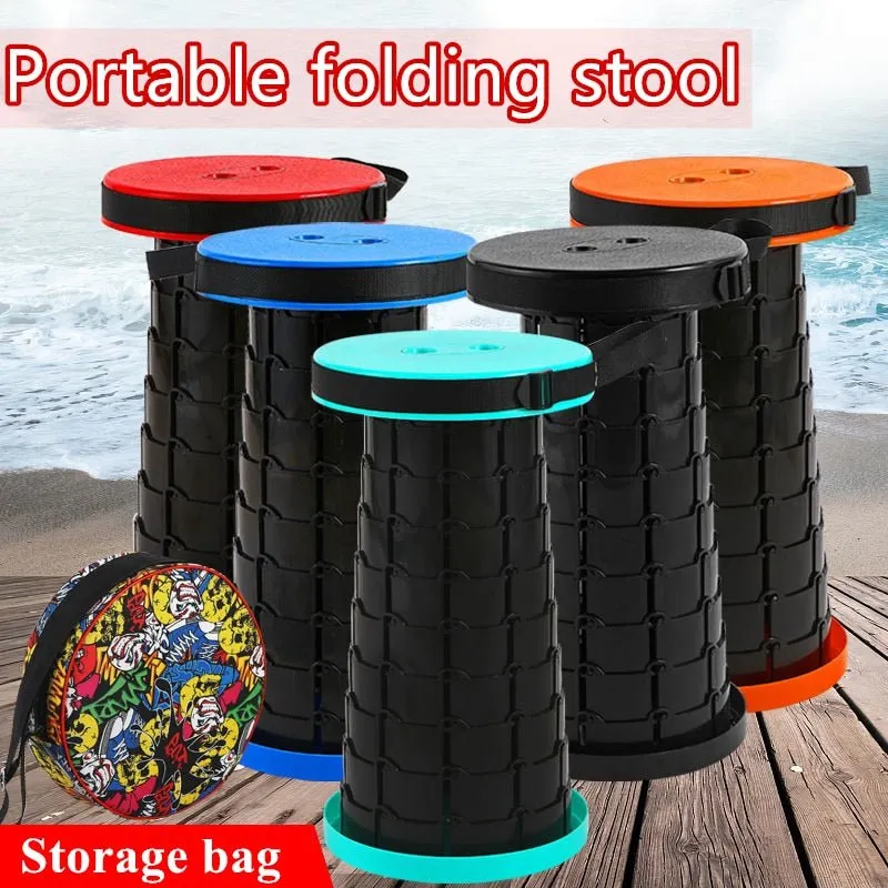 pipicars Folding Plastic Camping Stool