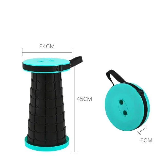pipicars Folding Plastic Camping Stool