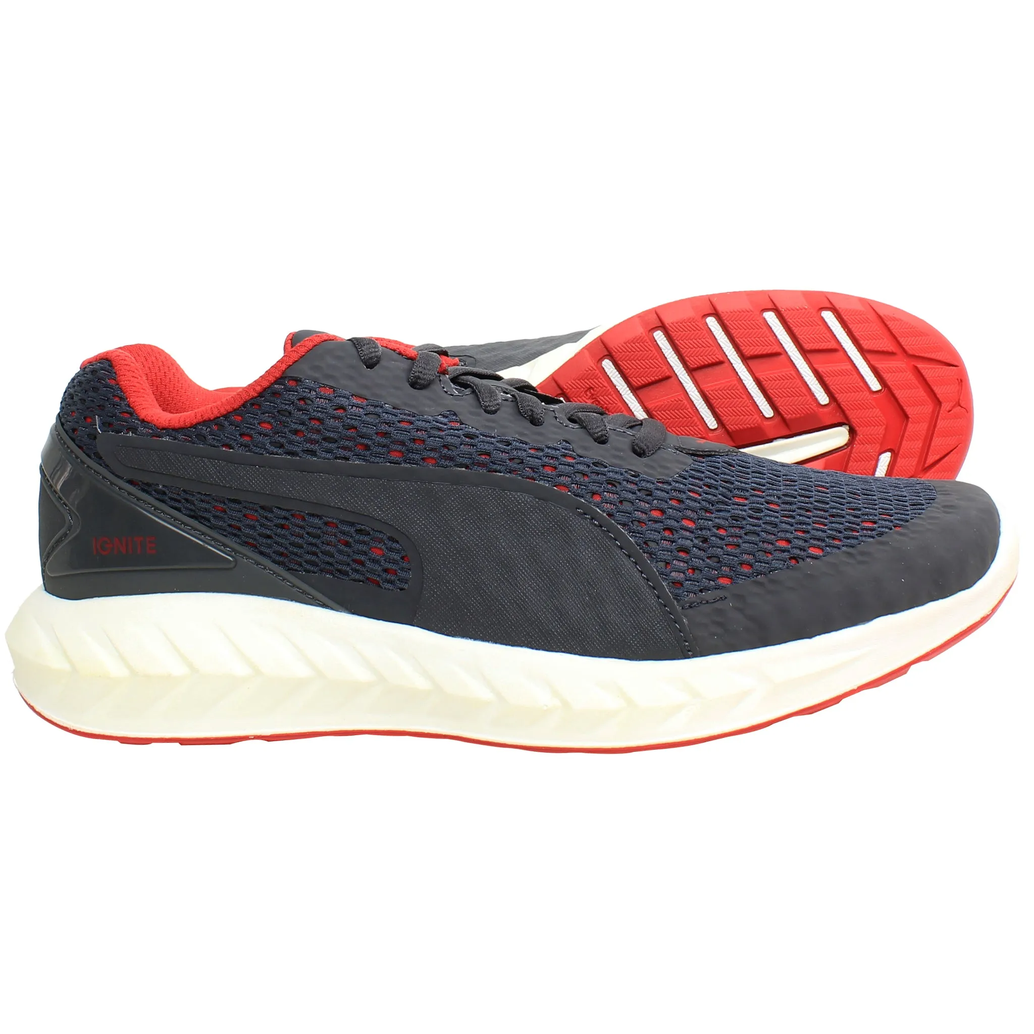 Puma Ignite Ultimate Layered Mens Grey Running Shoes