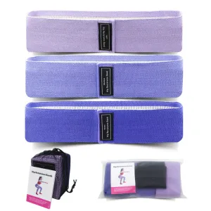 Resistance Bands Set - 3 Purple