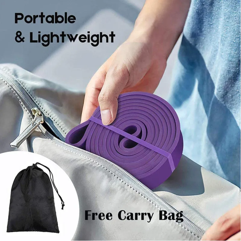 Resistance Power Bands (Intermediate Pack - Set of 4) with free carry bag