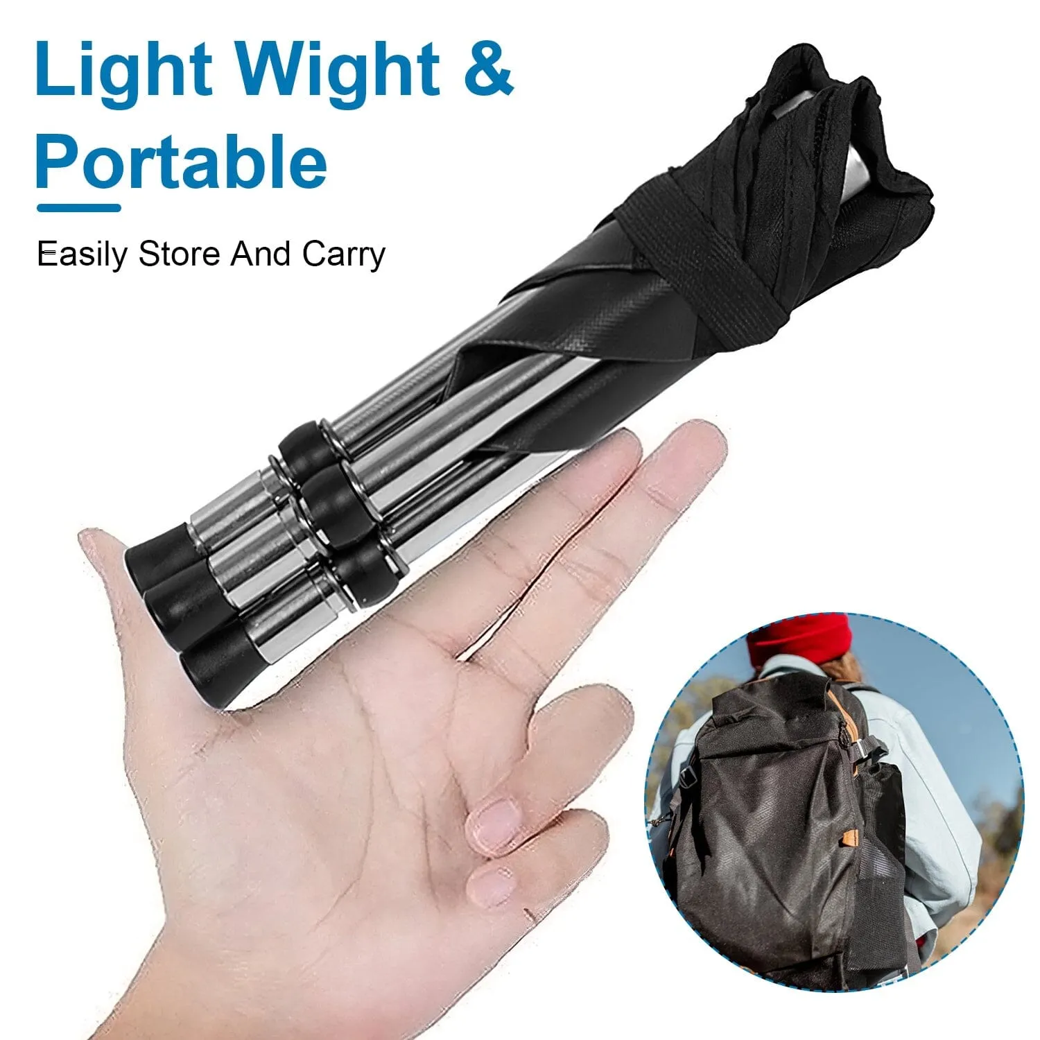 Retractable Portable Folding Chair Easy Set Up Backpacking Stool