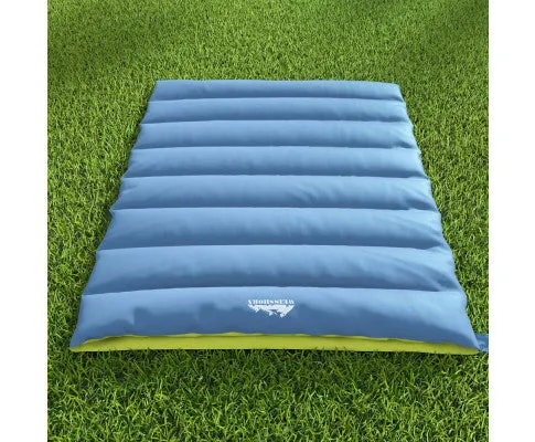 Sleeping Bag Double Bags Thermal Camping Hiking Tent Grey -5°C