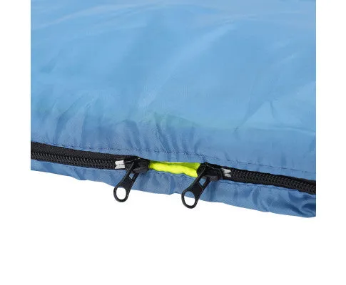 Sleeping Bag Double Bags Thermal Camping Hiking Tent Grey -5°C