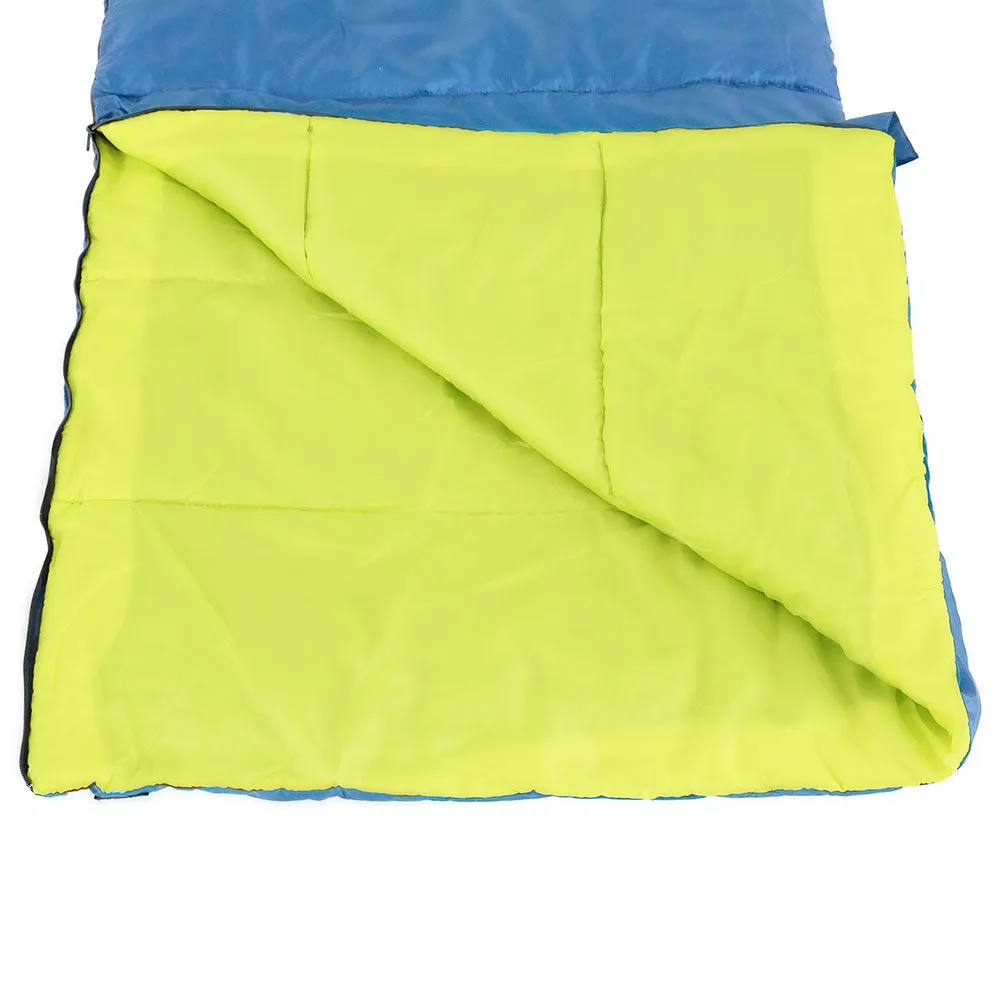 Sleeping Bag Double Bags Thermal Camping Hiking Tent - Grey