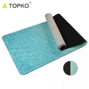 Suede   Natural Rubber Yoga Mat