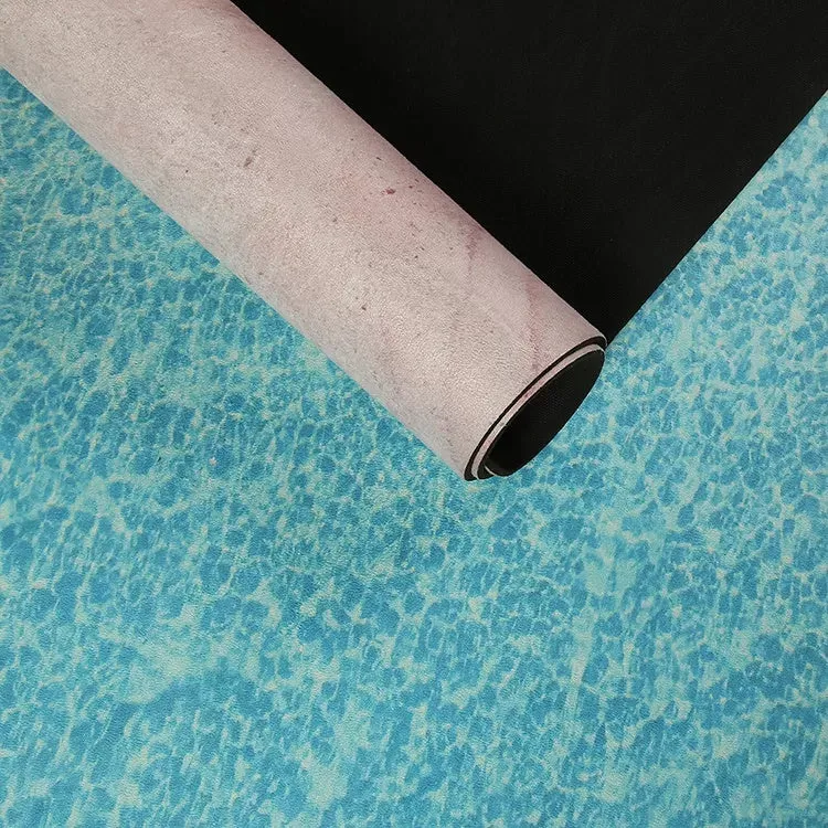 Suede   Natural Rubber Yoga Mat