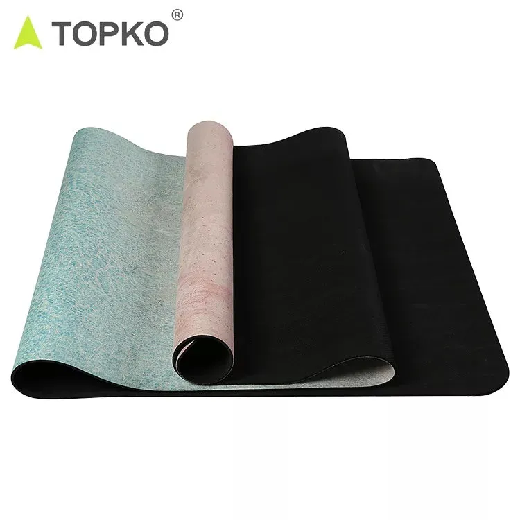 Suede   Natural Rubber Yoga Mat