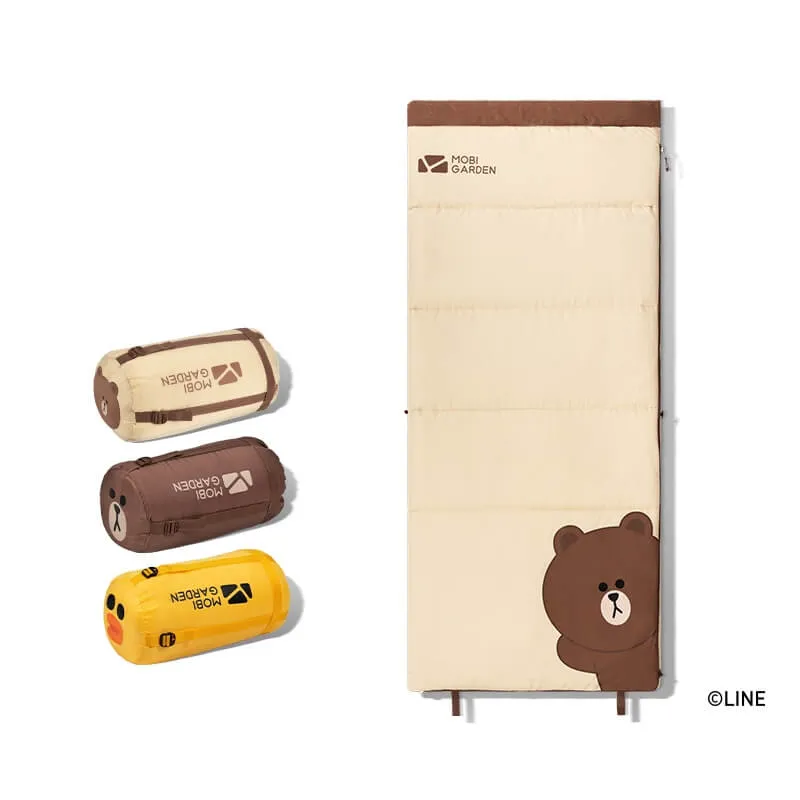 XiaYue Flannel Sleeping Bag - LINE FRIENDS
